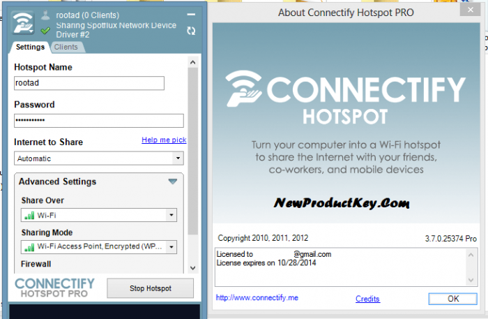 Connectify Hotspot Pro License Key
