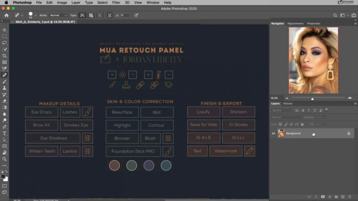 MUA Retouch Panel for Adobe Photoshop Keygen