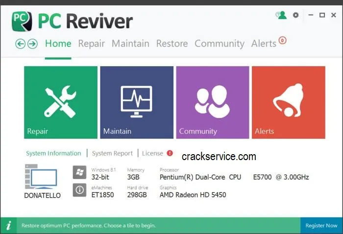 ReviverSoft PC Reviver Torrent